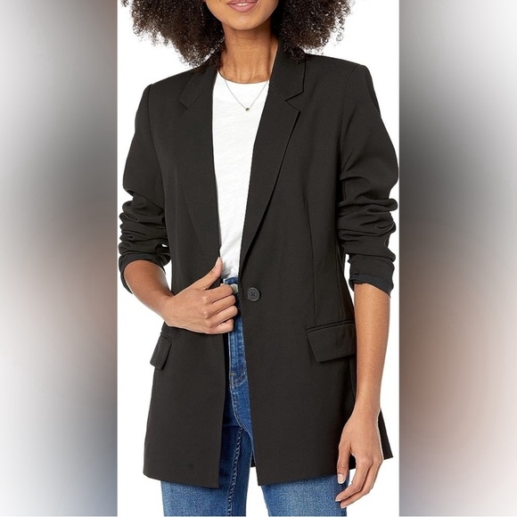 The Drop NWT Black Longline Blazer - Picture 1 of 7